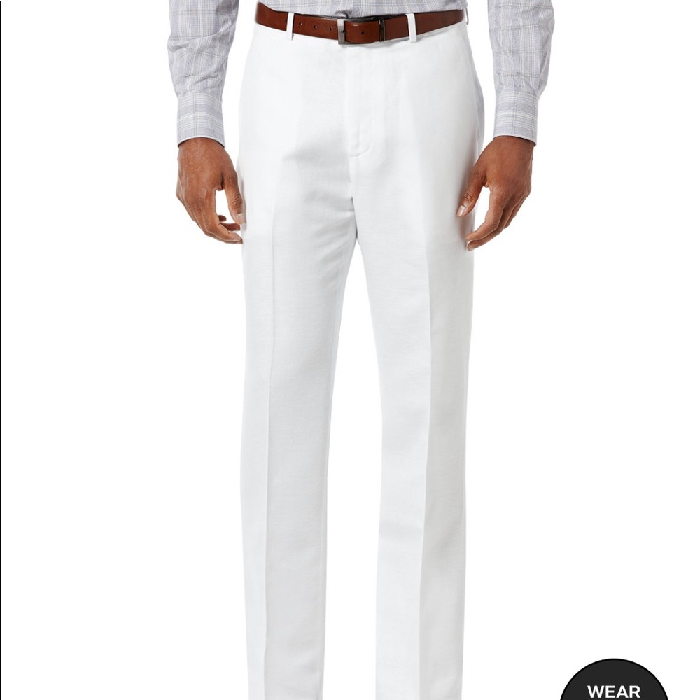 Men's lined blend solid twill pants